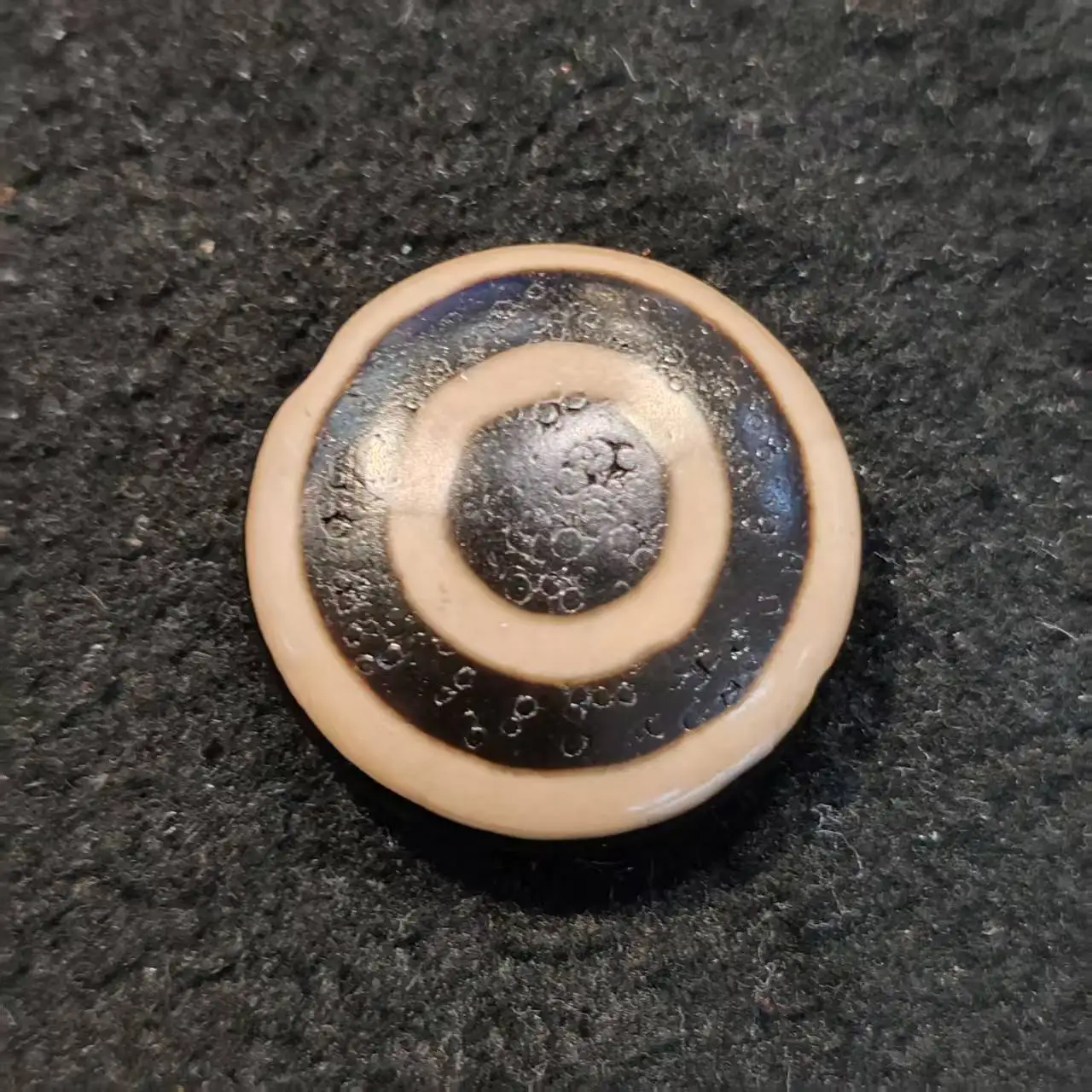 1pcs Tibetan Ethnic Style Board Bead Teeth Yellow Weathered Sheep Board Eye Agate Tianzhu Necklace Pendant DIY Accessories Dzi