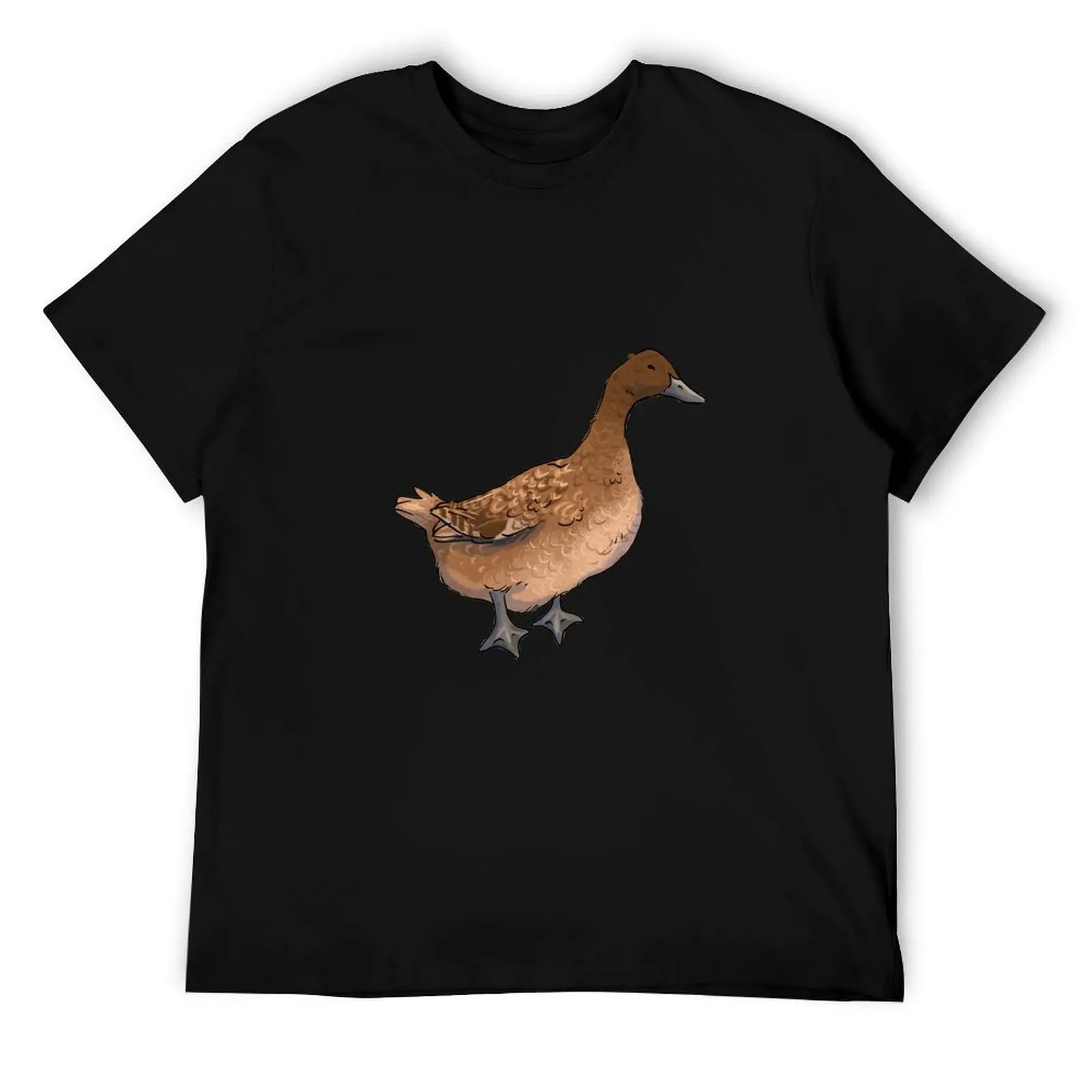 

Khaki Campbell Duck T-Shirt cotton t shirt pack t shirts with prints t shirt man plain T-Shirt