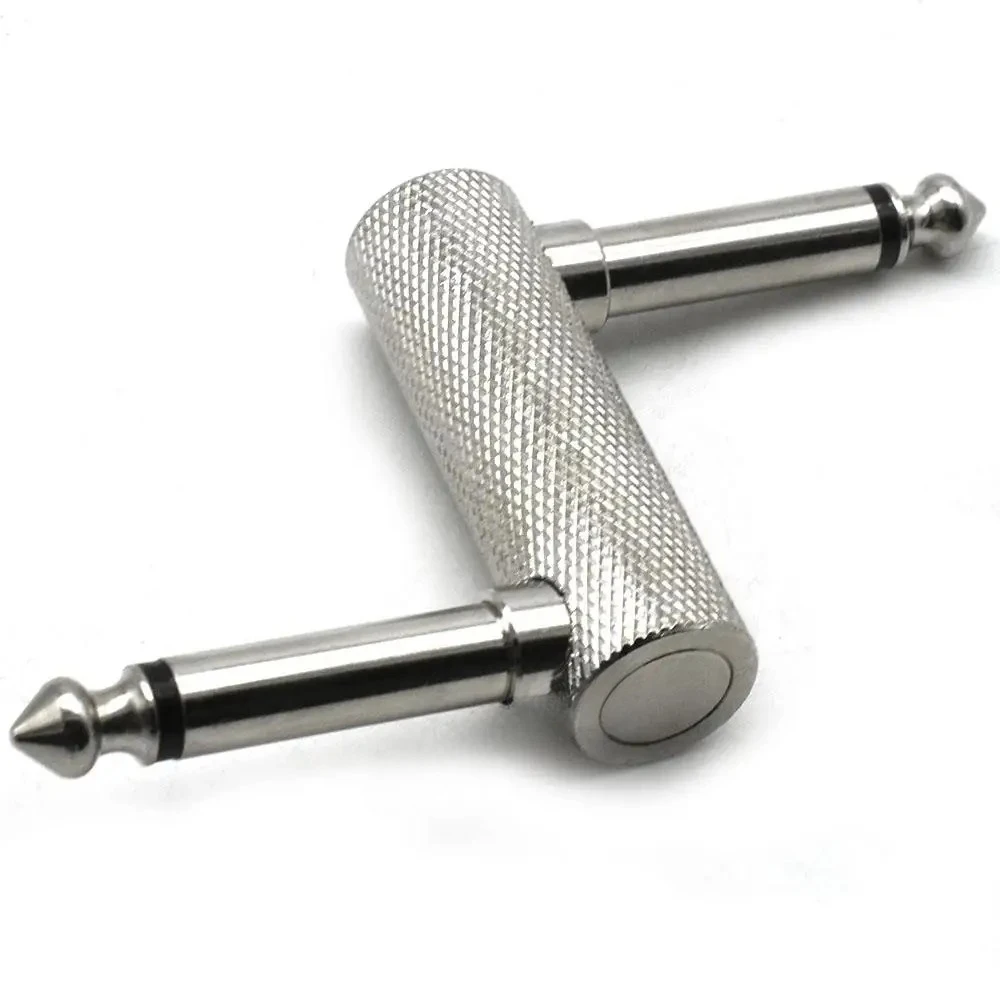 1 pcs Z Shape Guitar Effect Pedal Connector Coupler Jack Interface Cable Electric Guitar Accessories 1/4 inches 6.35mm Plug