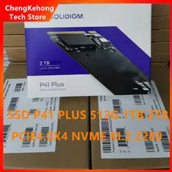 New For Solidigm Hynix P41 PLUS 512G 1T 2T SSD PCIe 4.0 2280 NVMe Solid State Drive M.2 Laptop Hard Drive Original packaging