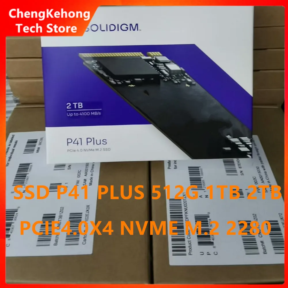 New For Solidigm Hynix P41 PLUS 512G 1T 2T SSD PCIe 4.0 2280 NVMe Solid State Drive M.2  Laptop Hard Drive Original packaging