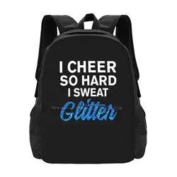 I Cheer So Hard I Sweat Glitter | Cheerleader Shirt | Cheerleader Gift | Cheerleader Clothes For Girls | Cheerleading Tshirt |