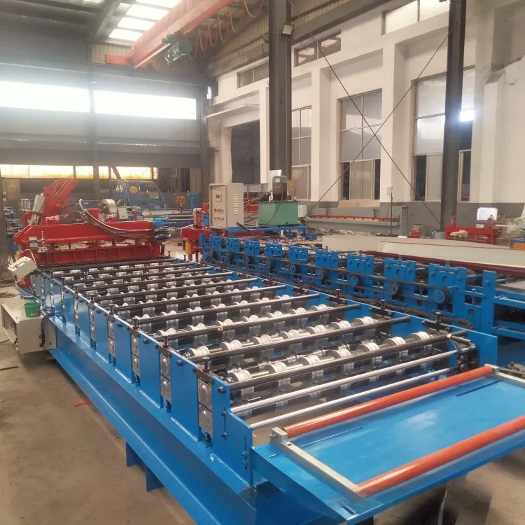 Automatic 800 imitation resin tile equipment, cold bending machine