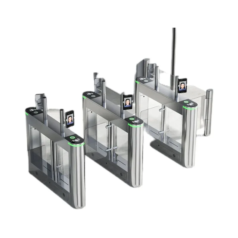 Channel gate facial recognition access control attendance ticketing system