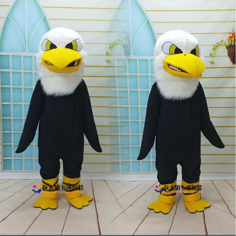 

Eagle Mascot Costume Cartoon Character Eagle Bird Mascotte Mascota Outfit Suit halloween Fancy Dress Suit