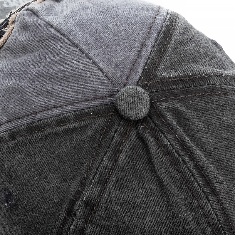 2026 High Quality Washed Cowboy Letters Cotton Cap for Men Women Adjustable Outdoor Sun Protection Hat Rock Shark Baseball Caps