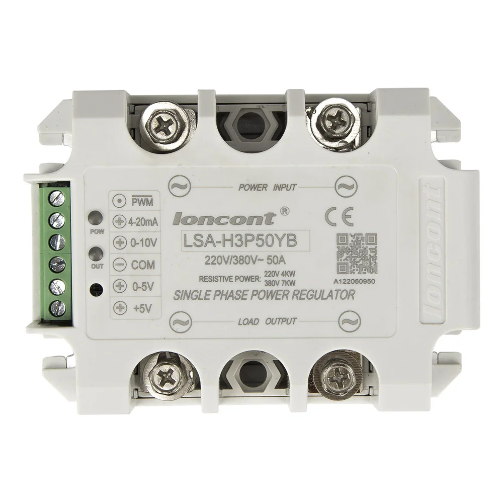 LSA-H3P50YB single phase AC 50A 220V/380V solid state voltage regulator / power regulator module