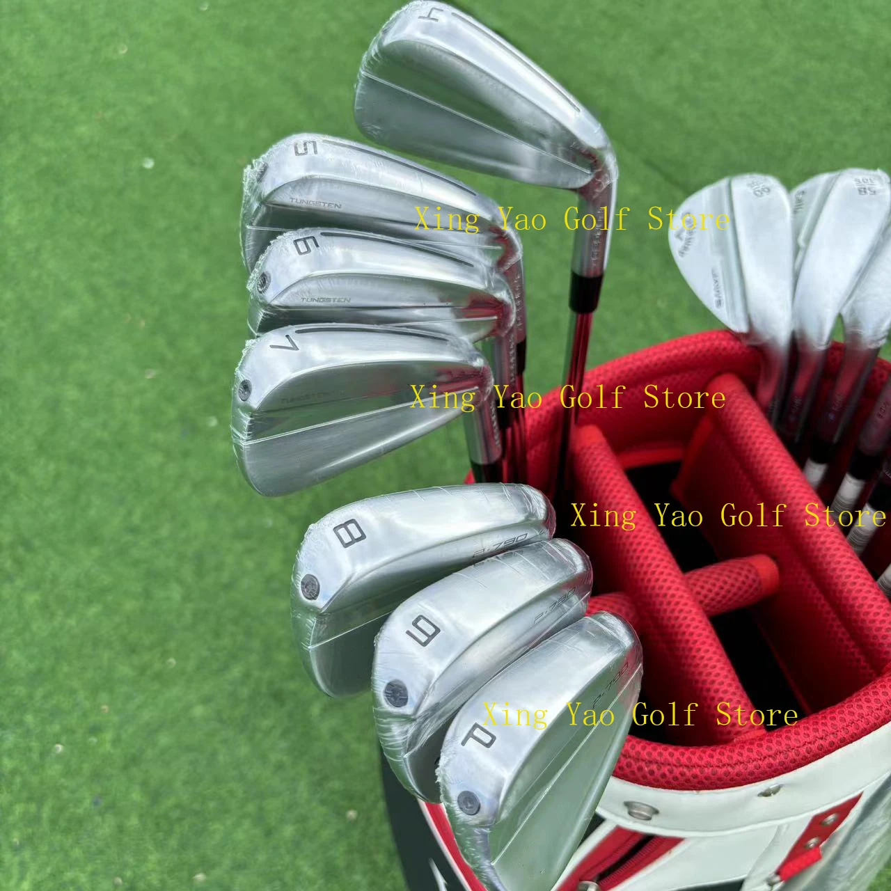 2024New نوادي الجولف للرجال فضي P790 مكاوي الجولف الجيل الرابع 7 قطعة 4-9P R/S/SR فليكس الصلب/رمح الجرافيت