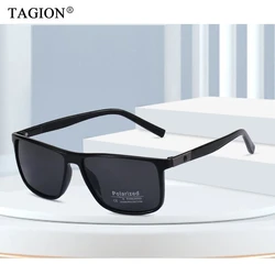 TAGION Vintage Polarized Sunglass Men Women Cycling Camping Hiking Fishing Shades Male Glasses UV400 Eyewear Gafas De Sol 6004