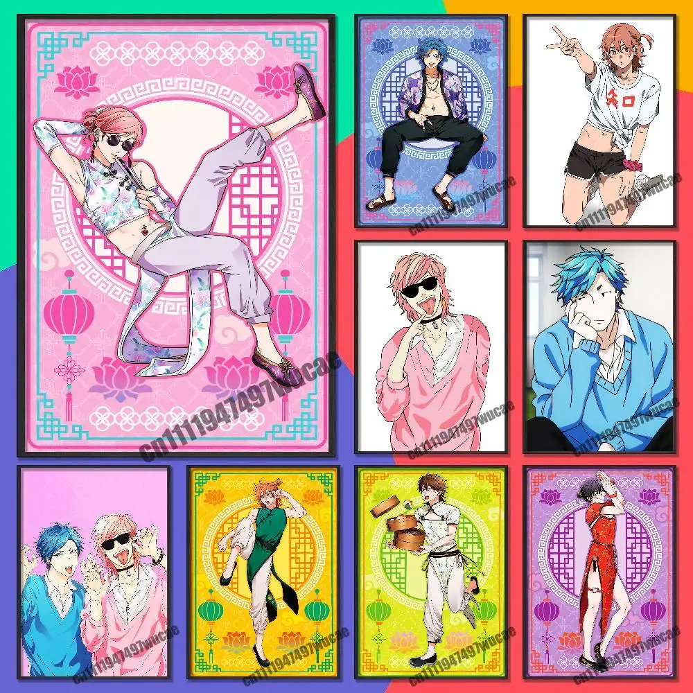 For Y-Yarichin YBC Ayato Yuri Yui Tamura Poster Sticker Cover Bars Custom Film Self-adhesive Ornament Collectibles Playbill
