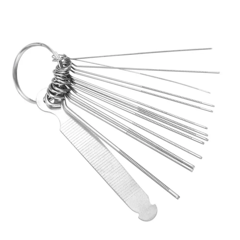 2Set Sturdy Music Accessories Luthier Tool Guitar Repair String Saw Rods DIY Slot Filing Guitar Nut Slotting File