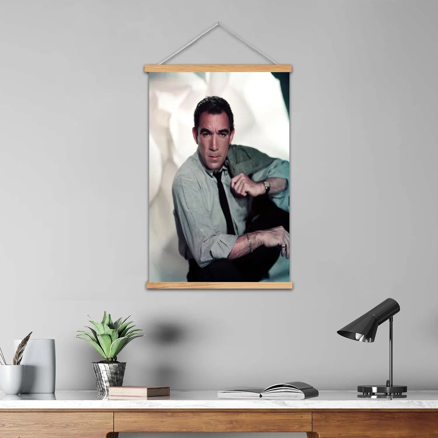 zorba dance anthony quinn  Framed Wall Painting Canvas Art Poster, Wall Art,  Modern Family, Bedroom Decor,Decorative painting