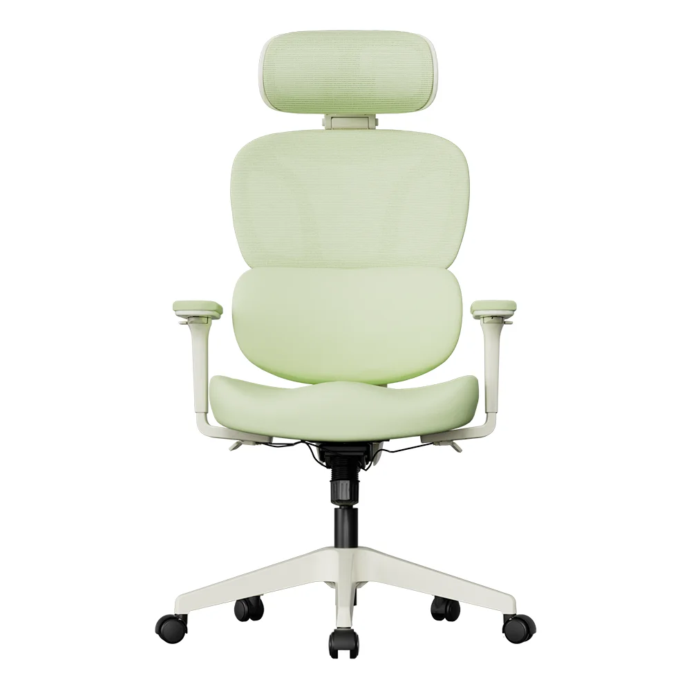 Chaise de bureau ergonomique WELAX S3 Pro avec appui-tête et support lombaire réglables – Chaise de bureau à dossier haut avec roulettes pour le bureau à domicile, le travail sur ordinateur et les jeux