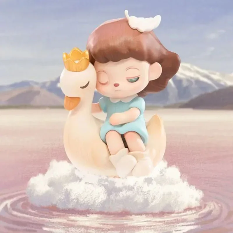 ANMOO el mundo está tumbado serie de cuento de hadas caja ciega caja misteriosa muñecas caja ciega juguetes regalo Kawaii figura de Anime de acción