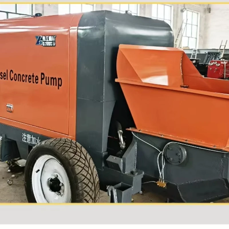 High Efficiency Portable Concrete Pump