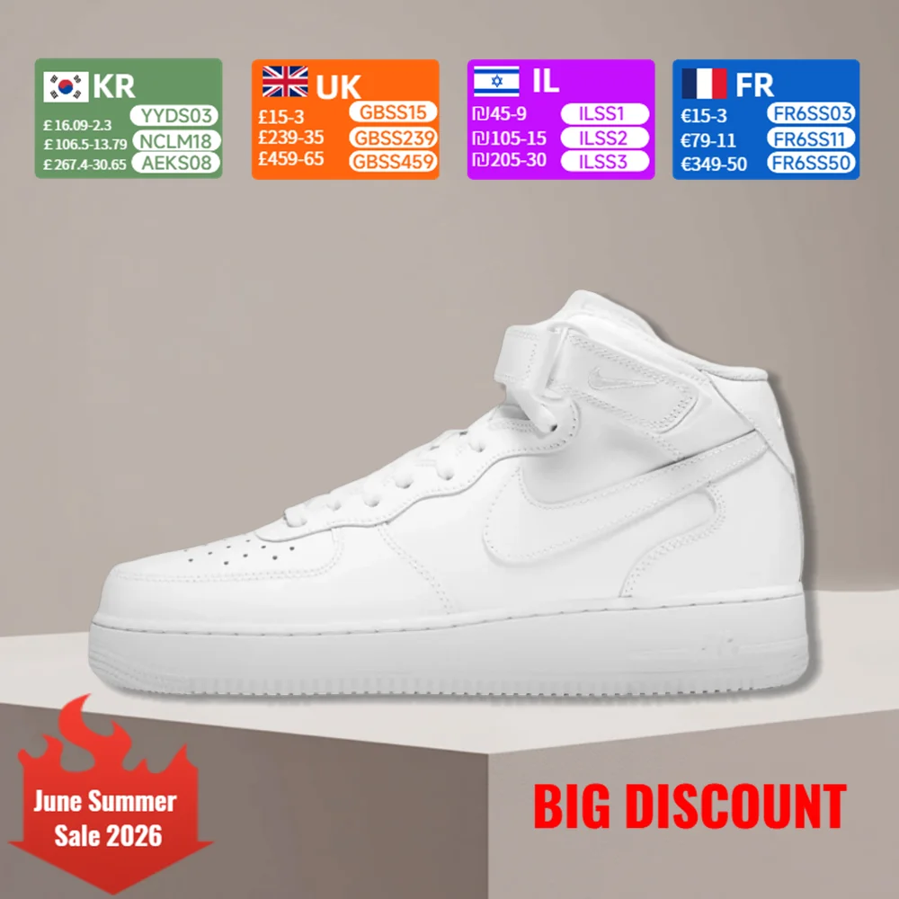 

Unisex Nike Air Force 1 07 Retro Sneakers Durable Cushioned Comfort Casual Streetwear CW2289-111