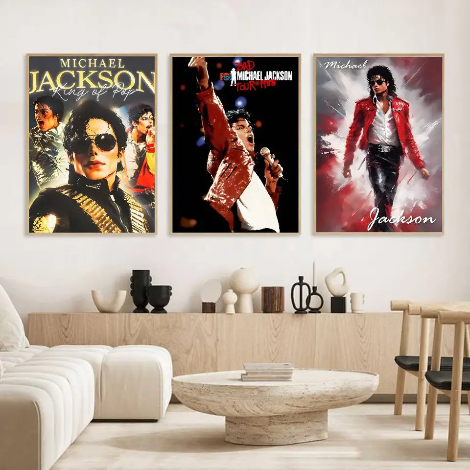 M-Michael-Josephs-Jackson Poster HD art sticky wall waterproof