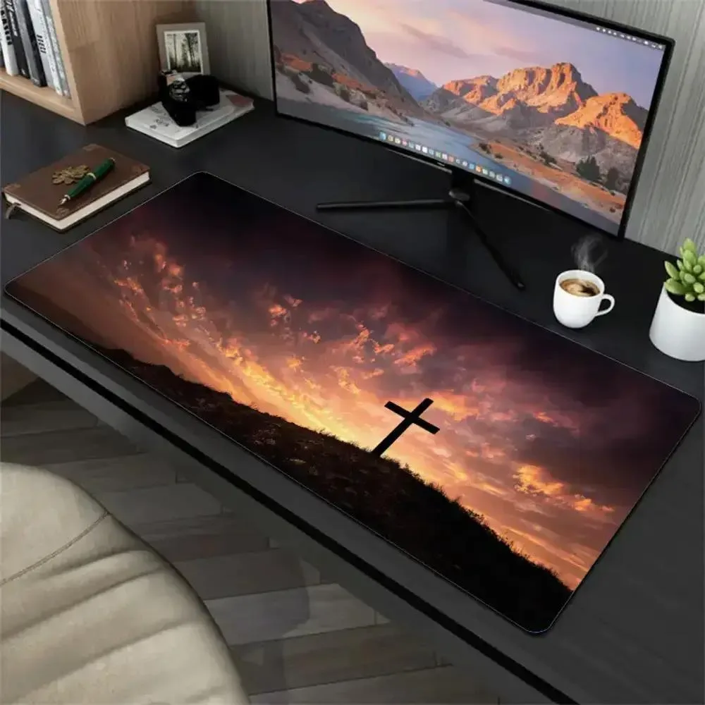 Death Wish Theme, Religious Freedom Day Anti-Slip Mouse Pad grande accesorios para escritorio tappetino mouse