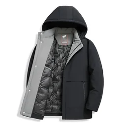 BATMO 2023 New Arrival Winter 90% White duck Down Jackets Men,Mens Warm Thick Coat, 9908