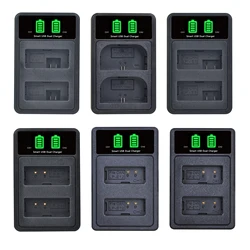Pickle Power LP-E5 LP-E6 LP-E8 LP-E10 LP-E12 LP-E17 NB-6L NB-7L NB-10L NB-13L Dual USB Charger for Canon Camera Battery