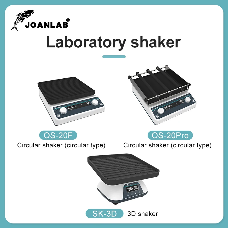 JOANLAB Orbital Shaker Laboratory Multi-purpose Horizontal Swing Speed Oscillator Adjustable Speed