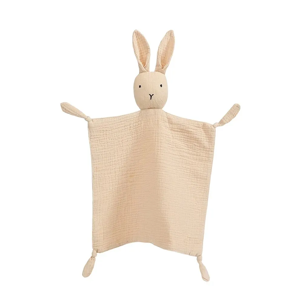 Mousseline Baby Comfort Handdoek Katoenen Trooster Deken Zacht Pasgeboren Slapen Poppen Kindermode Slaap Speelgoed Kalmeren Sussen Handdoek Slabbetjes