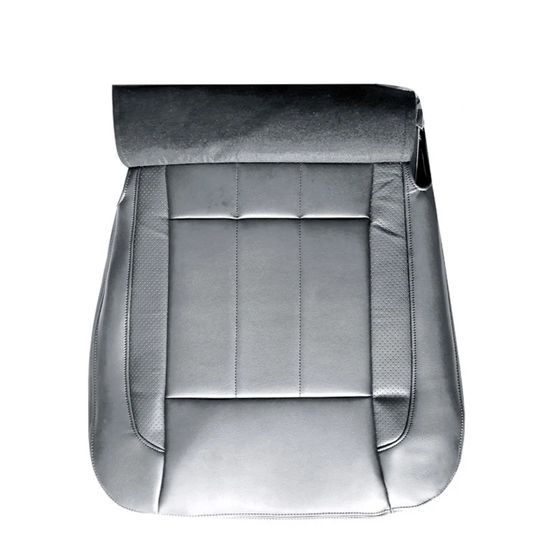 Grey Car Leather Front Left Driver Side Seat Bottom Cover Cushion Fit for Dodge Ram 2500 3500 2006 2007 2008 2009 2010