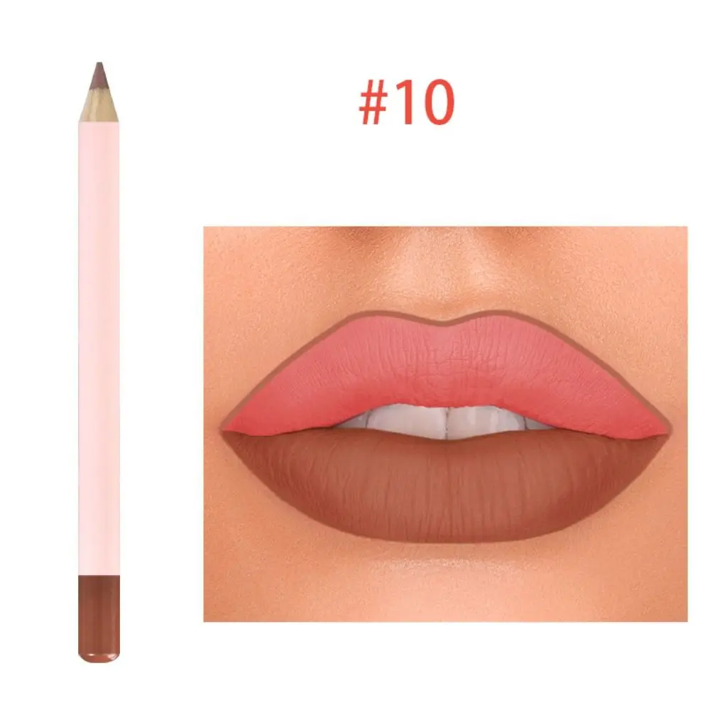 Nieuw Lipliner Pencil Waterproof Lipliner Pencil Velvet Matte Lip Liner Natuurlijke omtrek Lip Contour Line Lipliner Pen