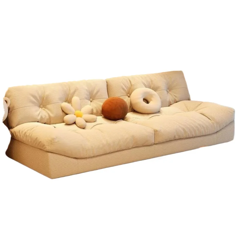 

Sofa small apartment living room cloud cream wind