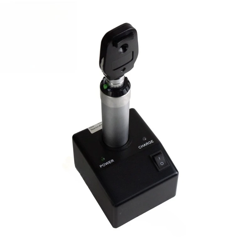 

Optometry equipment, rechargeable portable ophthalmoscope