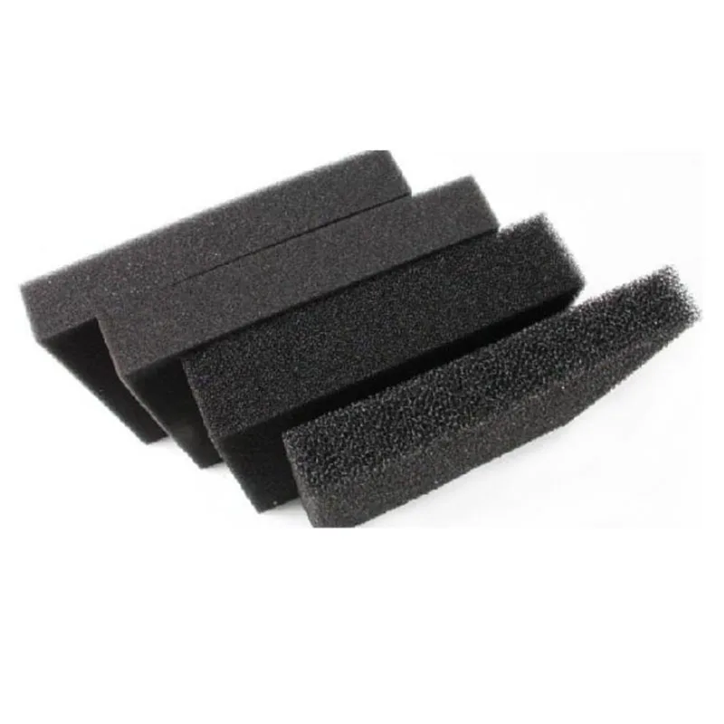 50cmx12cmx2cm Black Filtration Foam Aquarium Fish Tank Biochemical Filter Sponge Pad Skimmer Long Use Time Sponge Supply Tank