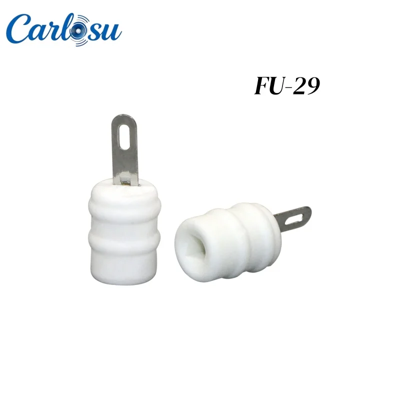 Silver & Gold Plated Pin Type High Voltage Tube Cap, Ceramic Tube Head for FU29 FU19 FU32 FM30 Vacuum Tubes - view 3