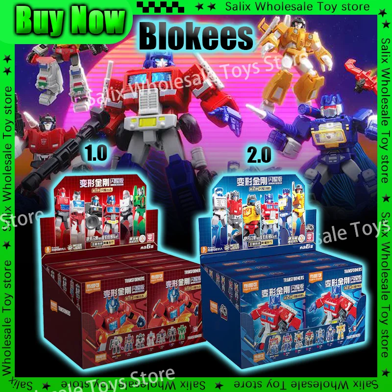 Transformers Blokees Animated movies One Building Blocks Optimus Prime Megatron Action Toy Figurine Kids Collections Customized