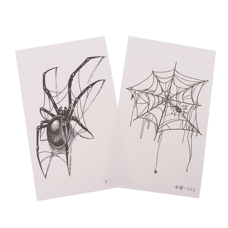 

Herbal Tattoo Stickers Spider Web Temporary Tattoos Lasting Punk Cobweb Fake Tattoo Cheap Goods Festival Art Man Tattoo Sticker