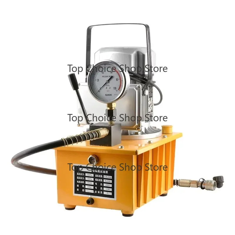 HHB-700A Single Acting Electric Hydraulic O il Pump 700 Bar High Pressure Piston Pump Power Pack Hand Pump
