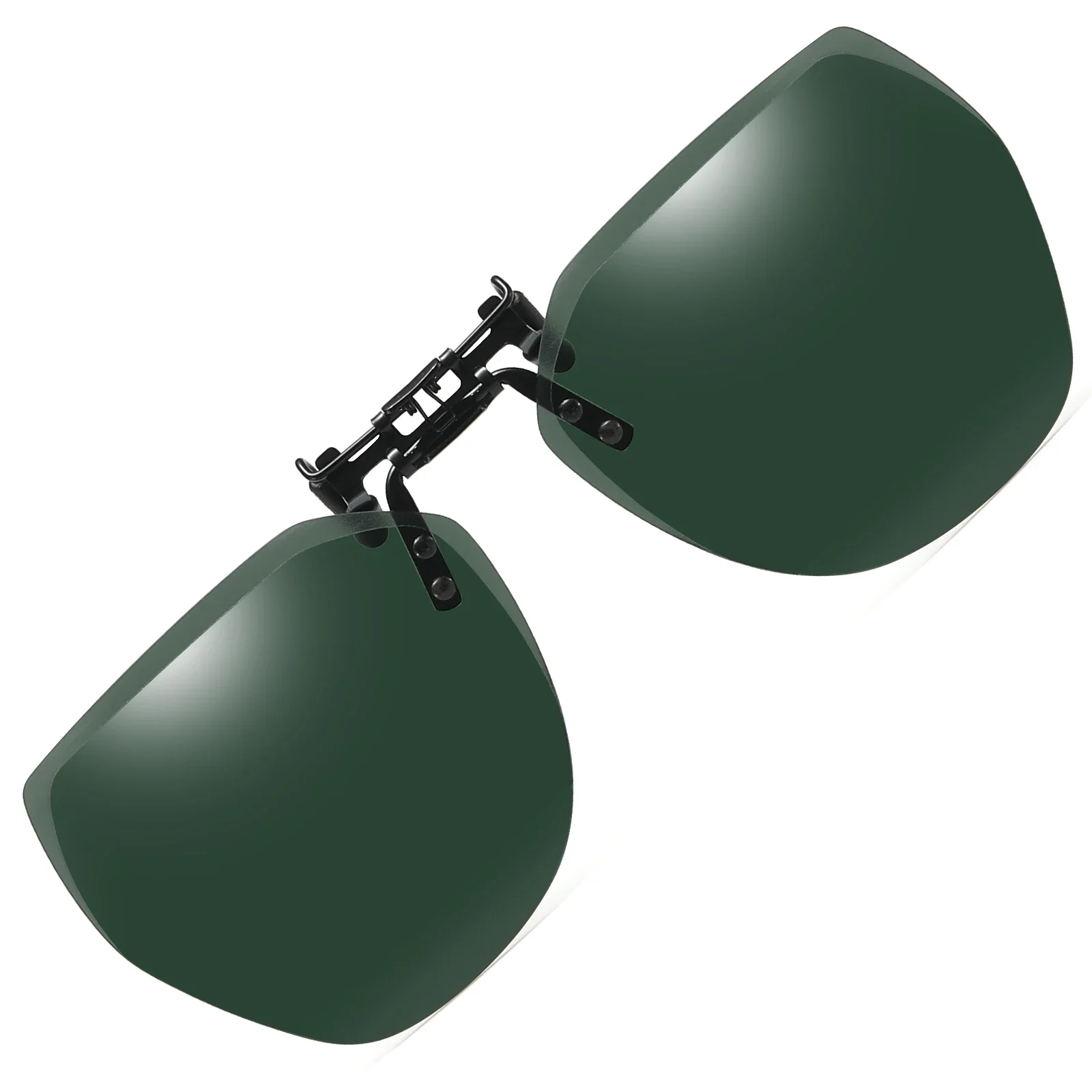 Veithdia polarisiertes Angeln im Freien Clip-On Flip-Up-Clip randlose Sonnenbrille für verschreibung pflicht ige Brille-Tac-Linse mit UV400 B11 – Detail 36