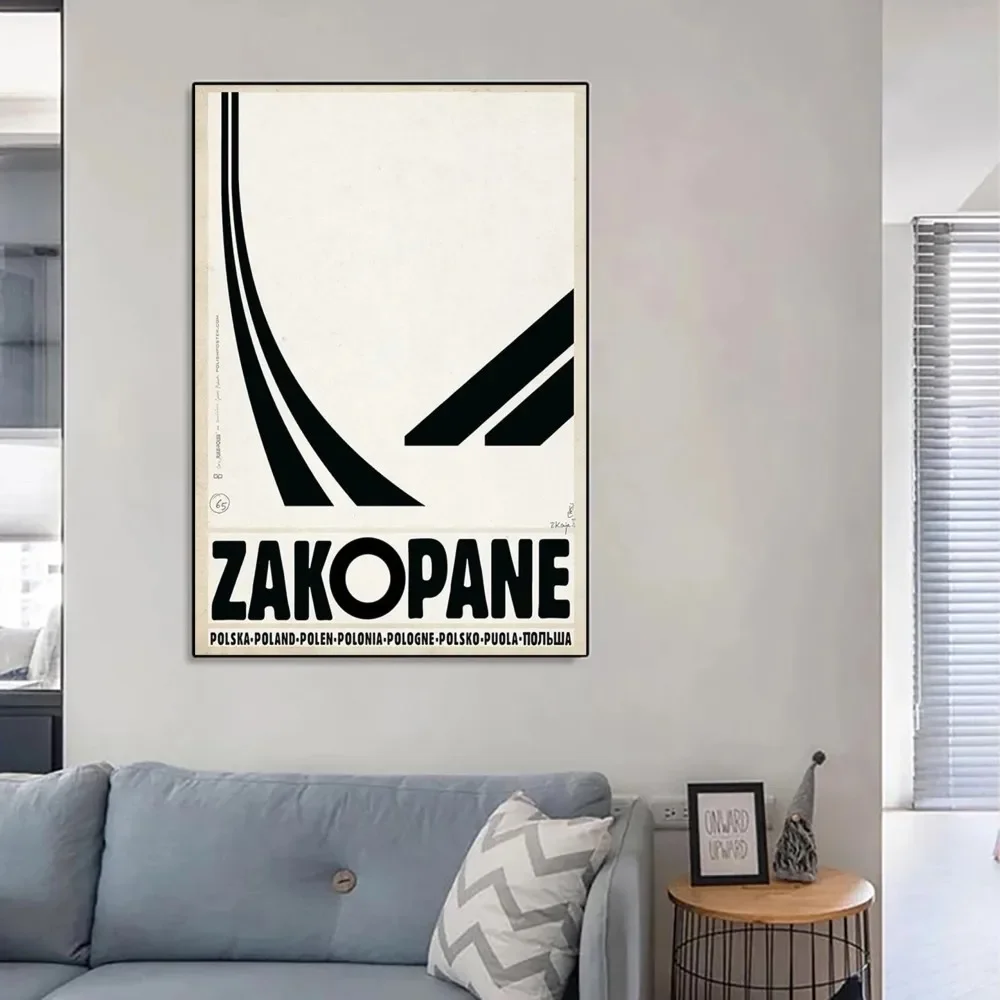 بولندا مدينة الملصقات بيبرزا سولينا زاكوباني المشارك كرافت نادي بار ورقة خمر ملصق جدار الفن اللوحة غرفة نوم دراسة ملصقات