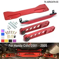 Aluminum Rear Subframe Brace + Tie Bar+Rear Lower Control Arm For Honda Civic Si 01-05 ES EM EP3 Acura TK-ASRLCATN-ES