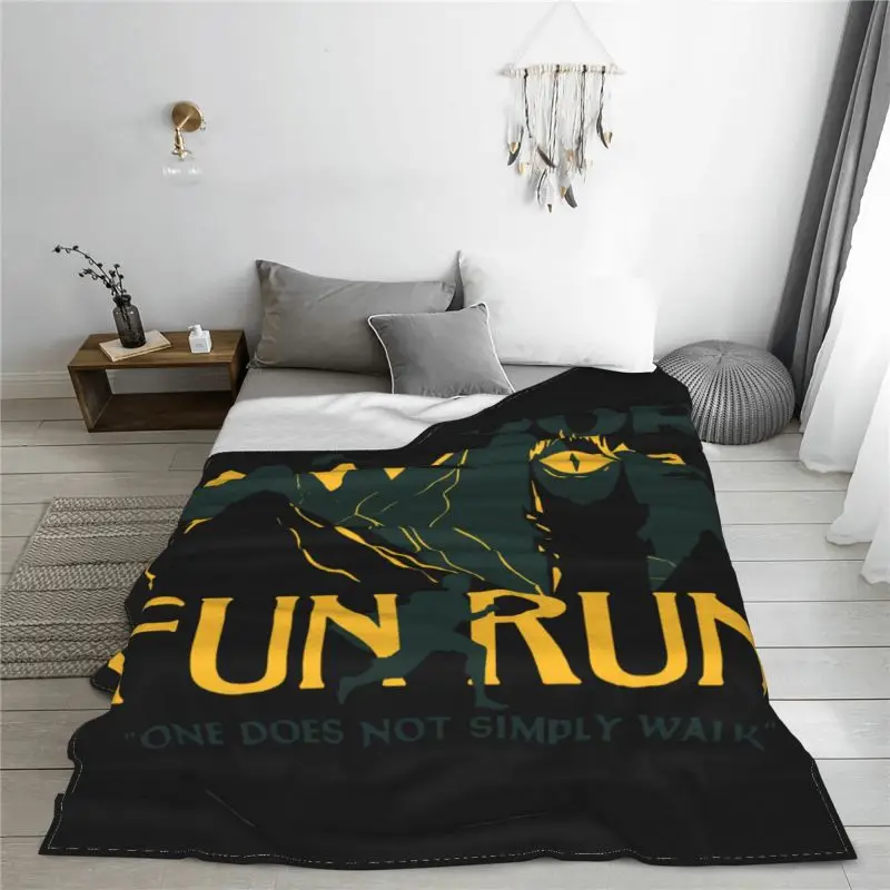 Mordor Middle Earth Fun Run Tolkien Blanket Warm New Style High-Quality Sofa Dedicated Family Expenses