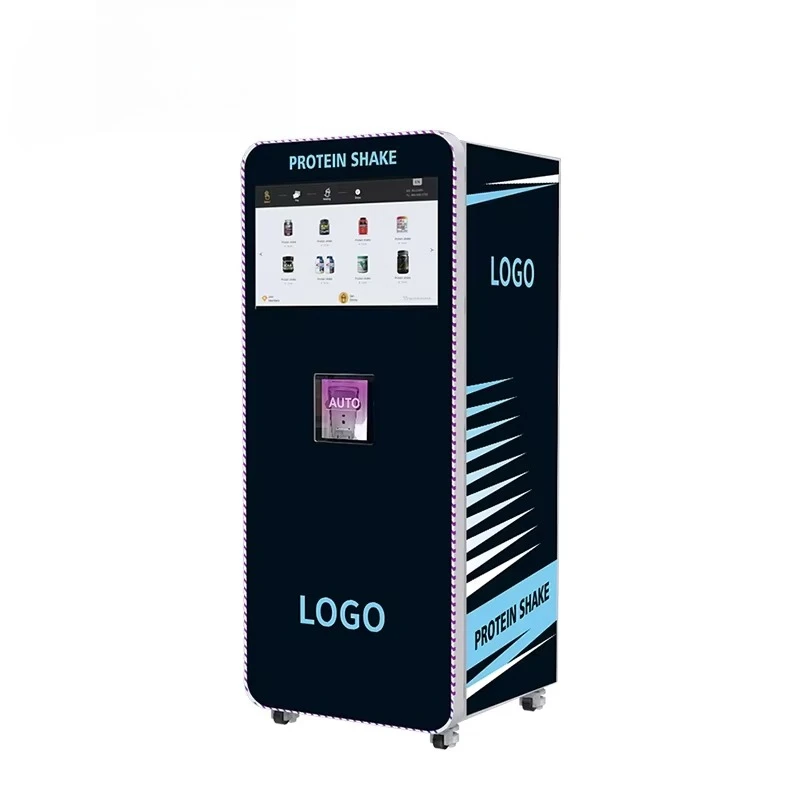 High Grade Custom Protein Powder Vending Machine Commercial Automatic Shake Dispenser Support Card & QR Code Payment