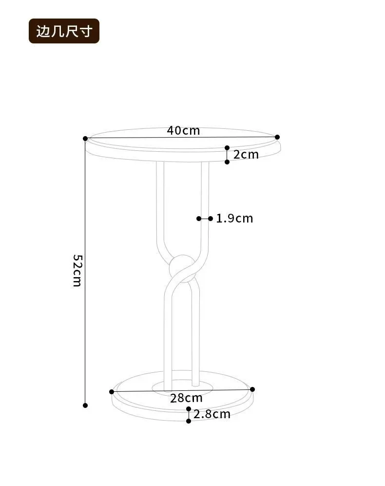 Mesita de noche medieval, dormitorio pequeño, mesita de noche, estante extraíble, mesa auxiliar de sofá retro