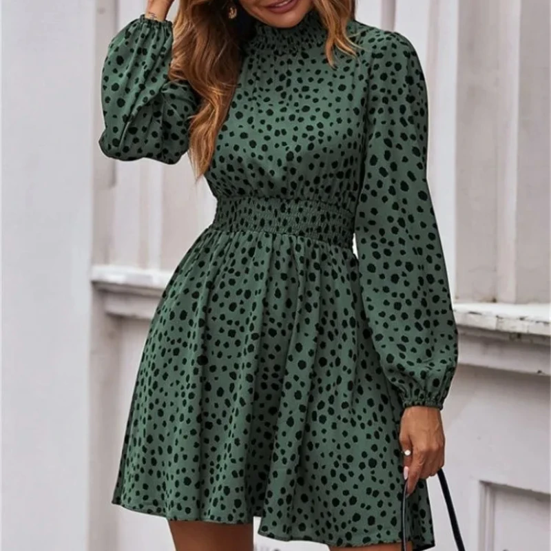 New In Boho Dress Casual Female Outfits Elegant Chic Trendy High Quality Women's Long Sleeve Dresses Luxury Full X Curvy Clothes