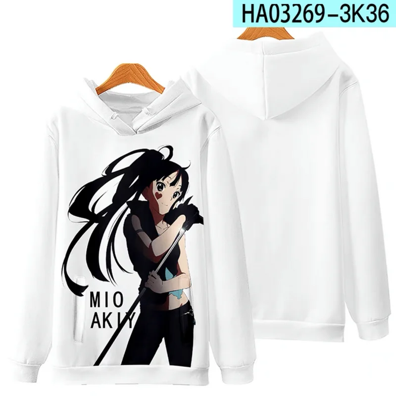 Print Cute K-ON! 3D ing Men/Women Autumn Fashion Japanese Anime Hoodies Sweatshirt Long Sleeves Pollover Plus Size Men-Clothes