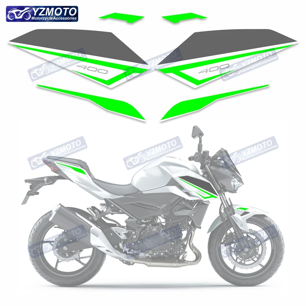 For Z400 2020 Motorcycle Accessories Full Car Fairing Decal Sticker Motorbike Reflective Waterproof Decoration Stickers Kit 5