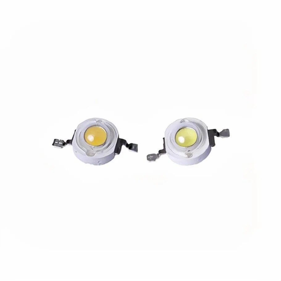 AuuRxx LED 10 Buah/Lot 1W 100-120LM Bohlam LED IC SMD Lampu Cahaya Siang Hari Putih/Putih Hangat Daya Tinggi 1W Lampu LED Manik