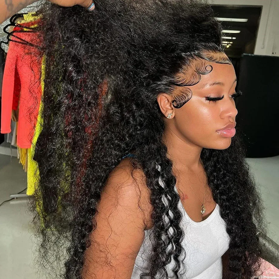 

30 40 Inch Water Wave Lace Front Wig 4x4 Transparent Lace Wig 13x4 13x6 HD Lace Frontal Curly Human Hair Wigs For Black Women