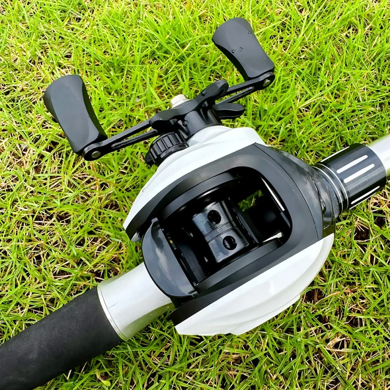 Jigging-Baitcasting-Angelrolle mit 18+1 Kugellagern, ultraleichter Metallrahmen, perfekt für Meeres- und Bootsangeln.