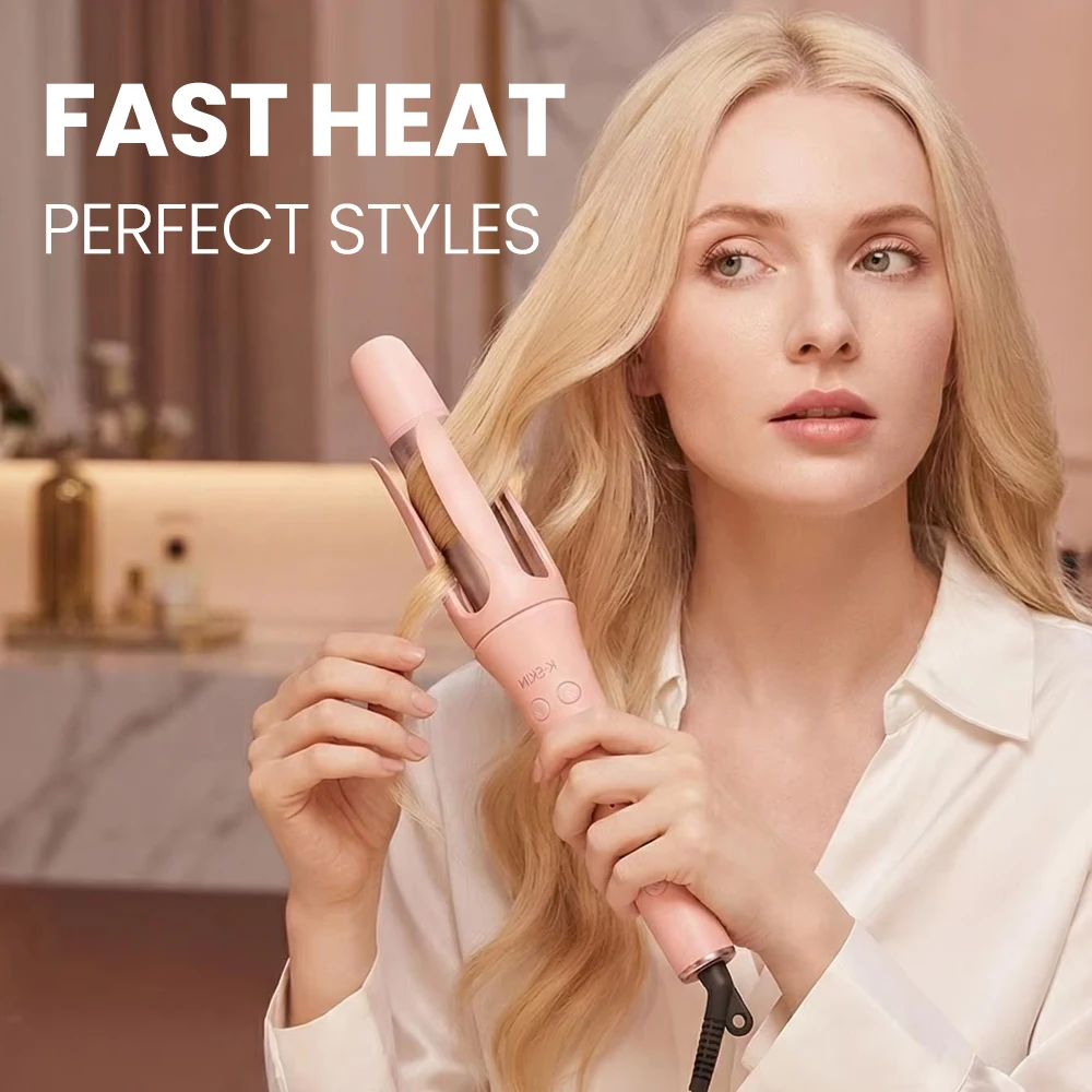 New Arrival Ceramic Hair Curler, Professional Temperature Adjustable Curling Iron, Salon Hair Styling Tool for All Hair Types
