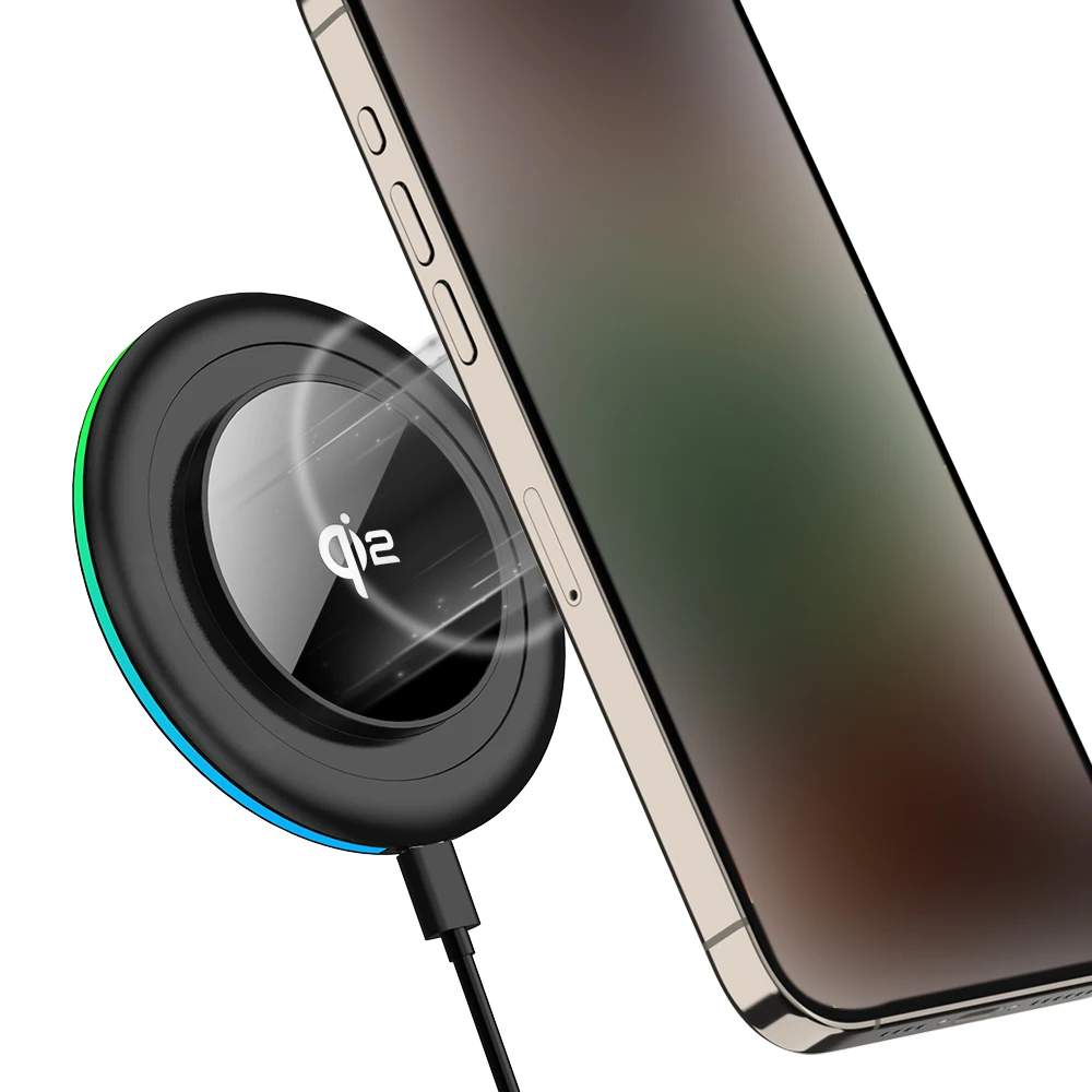Wireless Charger Pad，Universal Fast Wireless Charger, Compatible with iPhone 17‑12, Samsung Galaxy S26‑S6 Series & Note 10
