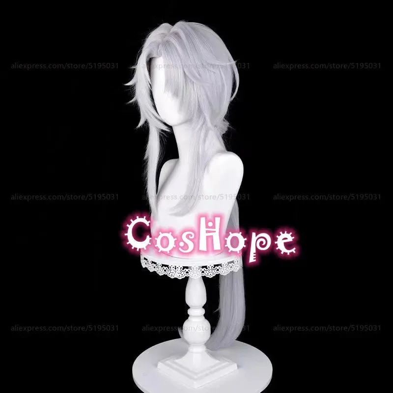 2025 12 YingXing 블레이드 실버 화이트 코스프레 애니메이션 가발 내열성 합성 가발 할로윈